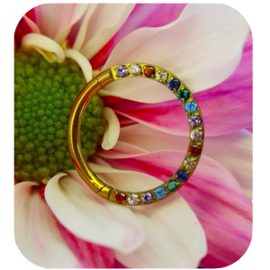 ARO  PIEDRAS DE COLORES