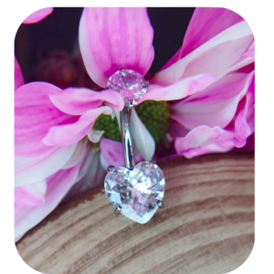 OMBLIGO CORAZON CRISTAL