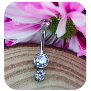 OMBLIGO DOBLE CRISTAL