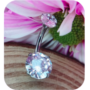 OMBLIGO CRISTAL REDONDO